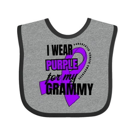 Inktastic I Wear Purple For My Grammy Pancreatic Cancer Awareness Gift Baby Boy or Baby Girl Bib
Inktastic I Wear Purple For My Grammy Pancreatic Cancer Awareness Gift Baby Boy or Baby Girl Bib