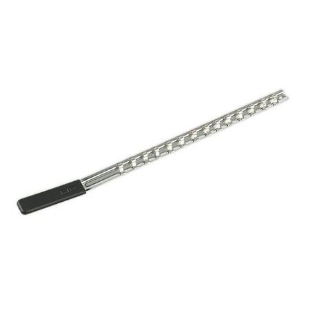 Sealey Ak1414 Socket Retaining Rail With 14 Clips 1/4Sq Drive