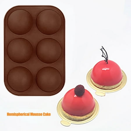 Ounabing Medium Semi Sphere Silicone Mold Baking Mold for Making Chocolate Cake Jelly Dome M^ousse
Ounabing Medium Semi Sphere Silicone Mold Baking Mold for Making Chocolate Cake Jelly Dome M^ousse