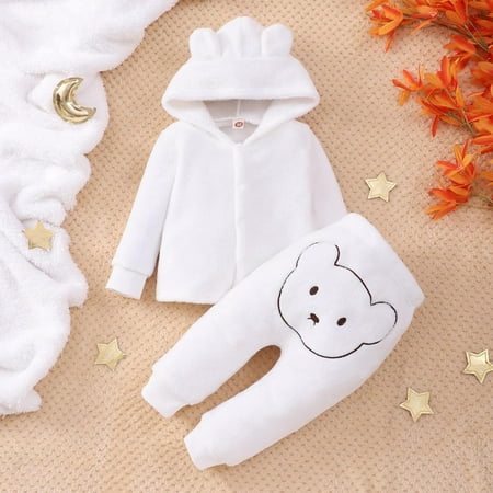 Hunpta Kids Toddler Infant Newborn Baby Boys Girls Long Sleeve Solid Fleece Cute Ear Hooded Coat Jacket Tops Cartoon Pants Trousers Outfits Set 2PCS
Hunpta Kids Toddler Infant Newborn Baby Boys Girls Long Sleeve Solid Fleece Cute Ear Hooded Coat Jacket Tops Cartoon Pants Trousers Outfits Set 2PCS