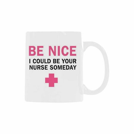SUNENAT Funny Saying Ceramic White Coffee Mugs 15 Fl Oz Be Nice I Could Be Your Nurse Coffee Mug Sarcastic Funny Mug with Sayings
SUNENAT Funny Saying Ceramic White Coffee Mugs 15 Fl Oz Be Nice I Could Be Your Nurse Coffee Mug Sarcastic Funny Mug with Sayings