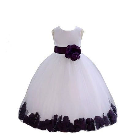 Ekidsbridal Satin White Purple Tulle Petal Christmas Junior Bridesmaid Recital Easter Holiday Wedding Pageant Communion Princess Birthday Girl Clothing Baptism 302S size 4 Flower Girl Dress
Ekidsbridal Satin White Purple Tulle Petal Christmas Junior Bridesmaid Recital Easter Holiday Wedding Pageant Communion Princess Birthday Girl Clothing Baptism 302S size 4 Flower Girl Dress