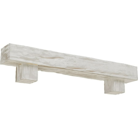Ekena Millwork 4 H x 8 D x 60 W Riverwood Faux Wood Fireplace Mantel Kit w/ Alamo Corbels Factory Prepped
Ekena Millwork 4 H x 8 D x 60 W Riverwood Faux Wood Fireplace Mantel Kit w/ Alamo Corbels Factory Prepped