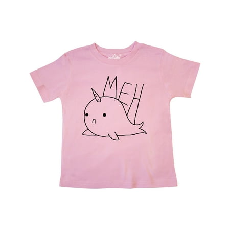 Inktastic Meh Narwhal Gift Toddler Boy or Toddler Girl T-Shirt