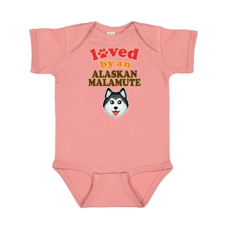 Inktastic Alaskan Malamute Dog Lover Gift Baby Boy or Baby Girl Bodysuit