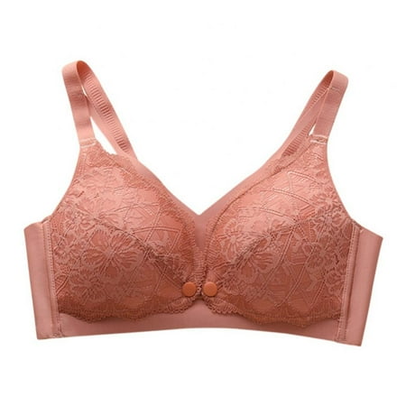 Baywell Nursing Bras for Breastfeeding Nylon Wireless Maternity Bra Seamless Support Front Snap Padded Bralettes Orange 34BC-42BC
Baywell Nursing Bras for Breastfeeding Nylon Wireless Maternity Bra Seamless Support Front Snap Padded Bralettes Orange 34BC-42BC