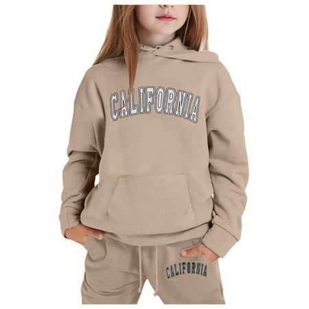 Zhuashum Toddler Girls Clothes Boys 2-3 Years Child Toddler Long Sleeve Sweatsuit Solid Color Letter Prints Warm Pullover Hoodie Tops Pants Kids Outfits Fashion Outfits Khaki
Zhuashum Toddler Girls Clothes Boys 2-3 Years Child Toddler Long Sleeve Sweatsuit Solid Color Letter Prints Warm Pullover Hoodie Tops Pants Kids Outfits Fashion Outfits Khaki