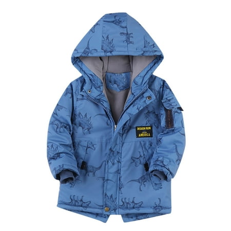 Baby Winter Coat Winter Thicken Cartoon Dinosaur Prints Hooded Windproof Thick Warm Boys Outerwear Jackets & Coats
Baby Winter Coat Winter Thicken Cartoon Dinosaur Prints Hooded Windproof Thick Warm Boys Outerwear Jackets & Coats