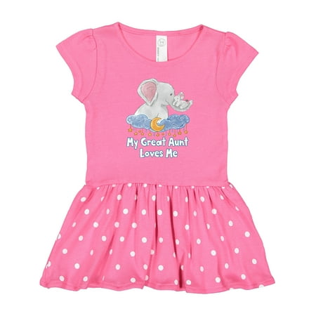 Inktastic My Great Aunt Loves Me Cute Elephants Clouds Moon and Stars Gift Toddler Girl Dress
Inktastic My Great Aunt Loves Me Cute Elephants Clouds Moon and Stars Gift Toddler Girl Dress