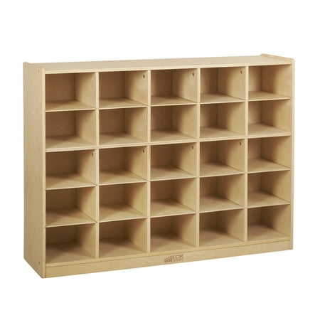 Birch 25 Cubby Tray Cabinet