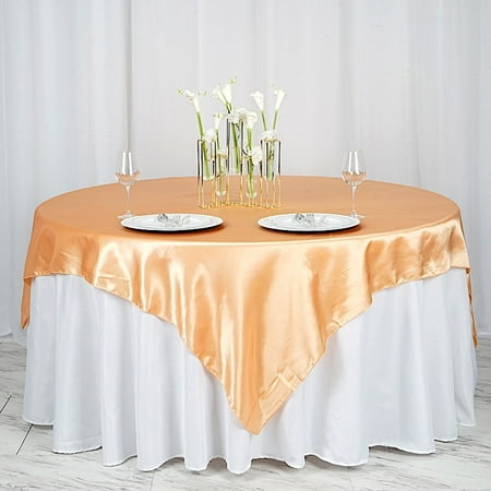 BalsaCircle 72 x 72 Square Satin Table Overlays - Wedding Party Reception Catering Linens Dinner Banquet Event Decorations
BalsaCircle 72 x 72 Square Satin Table Overlays - Wedding Party Reception Catering Linens Dinner Banquet Event Decorations