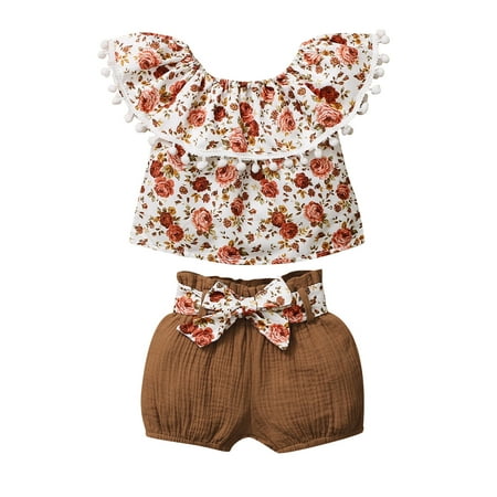 IROINNID Infant Girl s 2PCS Sleeveless Tassels Floral Printed Tops With Shorts Outfits
IROINNID Infant Girl s 2PCS Sleeveless Tassels Floral Printed Tops With Shorts Outfits