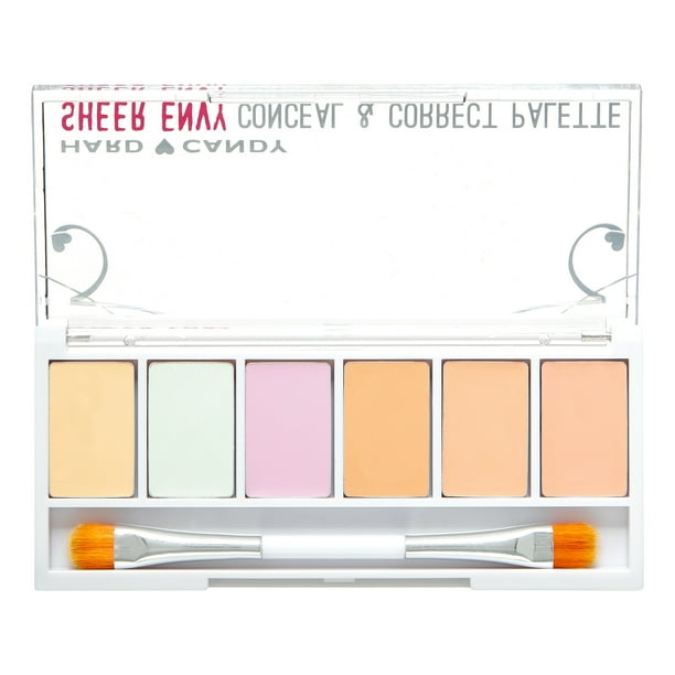 Hard Candy Sheer Envy Conceal & Corrector Palette, 2 oz, LITMED