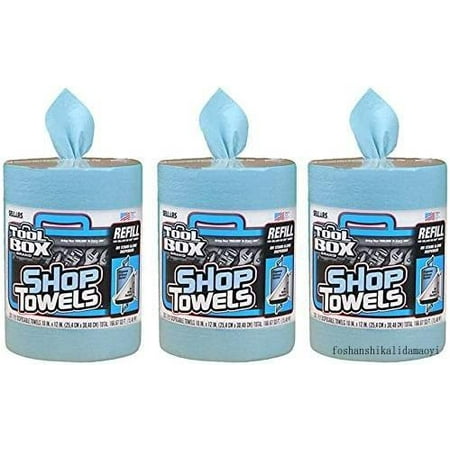 Blue Shop Towel Refill For Big Grip Dispenser Bucket 200-Ct.
