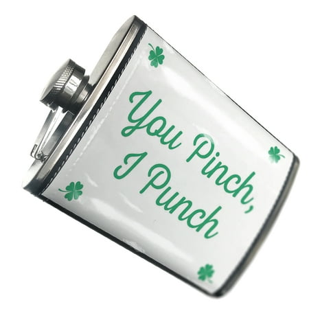 NEONBLOND Flask You Pinch I Punch St. Patrick s Day Simple Four Leaf Clovers
NEONBLOND Flask You Pinch I Punch St. Patrick s Day Simple Four Leaf Clovers