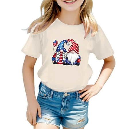 FANDANIV Tee Basic For Boy Kids Shirts Trendy Fashion T Shirt Toddler Girls Cotton Patriotic Flag Star Print Clothes T-Shirts Top
FANDANIV Tee Basic For Boy Kids Shirts Trendy Fashion T Shirt Toddler Girls Cotton Patriotic Flag Star Print Clothes T-Shirts Top