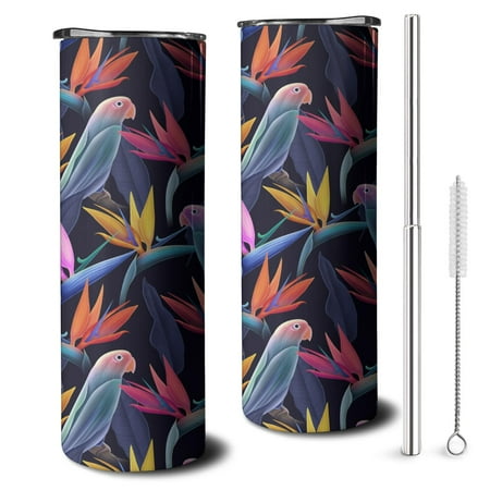 20OZ Tropical Floral Strelitzia Cute Parrots Personalized Style Stainless Steel Tumblers & Tumbler Cups with Lids and Straws for Drinkware ,could Gifts for Dad Tumbler
20OZ Tropical Floral Strelitzia Cute Parrots Personalized Style Stainless Steel Tumblers & Tumbler Cups with Lids and Straws for Drinkware ,could Gifts for Dad Tumbler