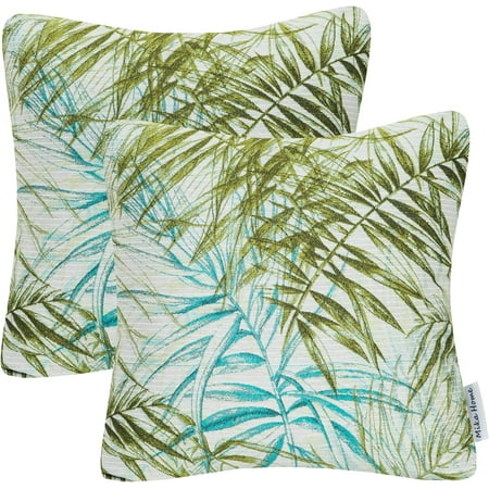 Pack of 2 Decorative Square Throw Pillow Cases 16x16 Pillow Covers for Couch Sofa Bed Living Room Leaves Pattern Green Blue Cream
Pack of 2 Decorative Square Throw Pillow Cases 16x16 Pillow Covers for Couch Sofa Bed Living Room Leaves Pattern Green Blue Cream