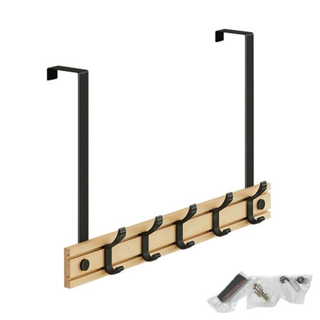 Bathroom Bedroom No Drilling Over Door Hook Space Aluminum Storage For Hanging