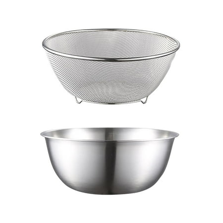 Li HB Store Stainless Steel Basin Set With Scale Salad Basin Fruit Basket Baking Bowl Basin Washing Rice Basket Bowls A
Li HB Store Stainless Steel Basin Set With Scale Salad Basin Fruit Basket Baking Bowl Basin Washing Rice Basket Bowls A