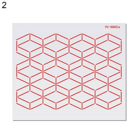 Yoone Cake Stencil Geometric Rhombus Pattern Hand-Painted Supplies PET Dessert Spraying Embossing Mold for Home
Yoone Cake Stencil Geometric Rhombus Pattern Hand-Painted Supplies PET Dessert Spraying Embossing Mold for Home