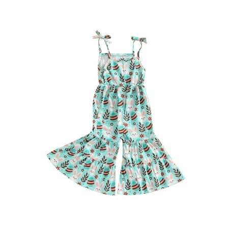 FEORJGP Toddler Summer Easter Clothes Baby Girls Romper Infant Sleeveless Halter Jumpsuit Rabbit Print Bell Bottom Overalls Cute Casual Clothes
FEORJGP Toddler Summer Easter Clothes Baby Girls Romper Infant Sleeveless Halter Jumpsuit Rabbit Print Bell Bottom Overalls Cute Casual Clothes