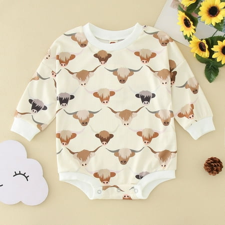 NIUREDLTD Babys Boys Girls Winter Long Sleeve Romper Bodysuit Clothes Cow Cartoon Printing
NIUREDLTD Babys Boys Girls Winter Long Sleeve Romper Bodysuit Clothes Cow Cartoon Printing