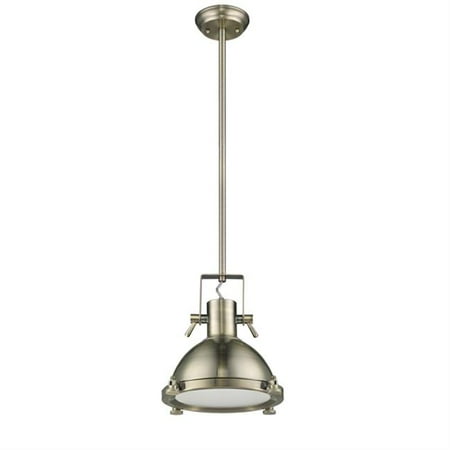13 in. Shade Lighting Ironclad Industrial-Style 1 Light Antique Brass Ceiling Mini Pendant - Antique Brass
13 in. Shade Lighting Ironclad Industrial-Style 1 Light Antique Brass Ceiling Mini Pendant - Antique Brass