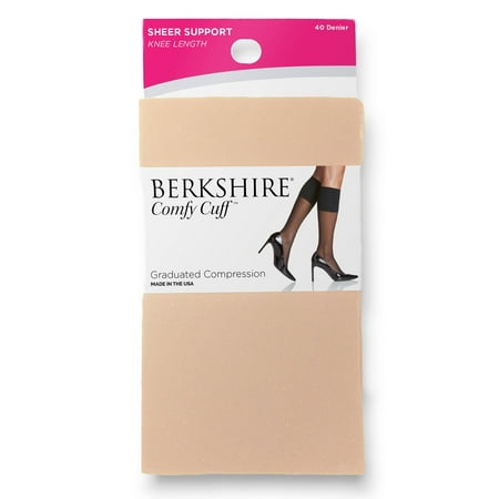 Berkshire Womens Comfy Cuff Graduated Compression Knee Socks Style-5102