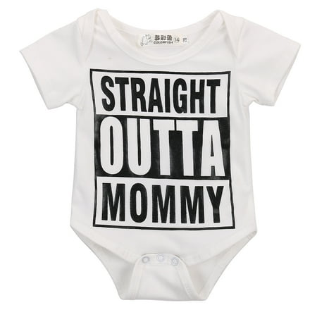Newborn Baby Romper Short Sleeve Letter Printed Jumpsuit Casual Outwear Bodysuit
Newborn Baby Romper Short Sleeve Letter Printed Jumpsuit Casual Outwear Bodysuit