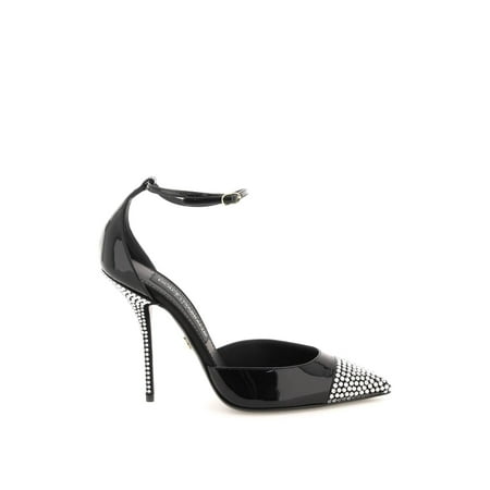 Dolce & Gabbana Patent Leather Pumps With Rhinestones