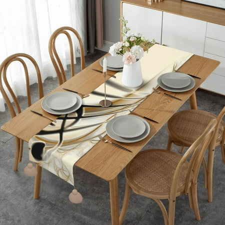 Music Note 2 Table Runner Imitation Linen Table Runner With Khaki Tassels For Party And Dining Room 14 x 60
Music Note 2 Table Runner Imitation Linen Table Runner With Khaki Tassels For Party And Dining Room 14 x 60