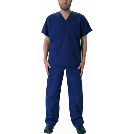Natural Workwear Mens Medical Dental Scrub Set Adult Male Work Uniform Ceil Blue 2XL
Natural Workwear Mens Medical Dental Scrub Set Adult Male Work Uniform Ceil Blue 2XL