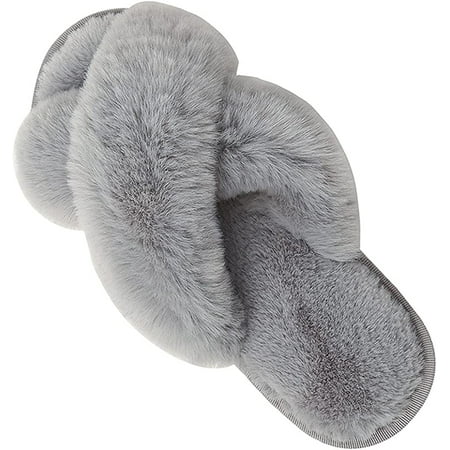 PIKADINGNIS Women s Cross Band Slippers Soft Warm Breathable Plush Fleece House Indoor or Outdoor Sandels
PIKADINGNIS Women s Cross Band Slippers Soft Warm Breathable Plush Fleece House Indoor or Outdoor Sandels