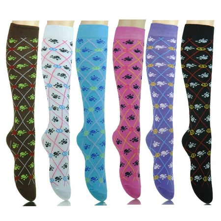 6 Pairs Women s Fancy Design Multi Colorful Patterned Knee High Socks Chan link skull
6 Pairs Women s Fancy Design Multi Colorful Patterned Knee High Socks Chan link skull