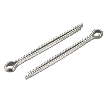 Split Cotter Pins 8mm x 100mm 304 Stainless Steel Clip Fastener Fitting 2Pack