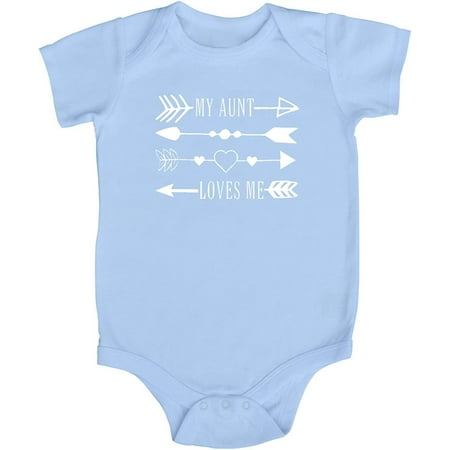 My Aunt Loves Me Baby Bodysuit 
My Aunt Loves Me Baby Bodysuit