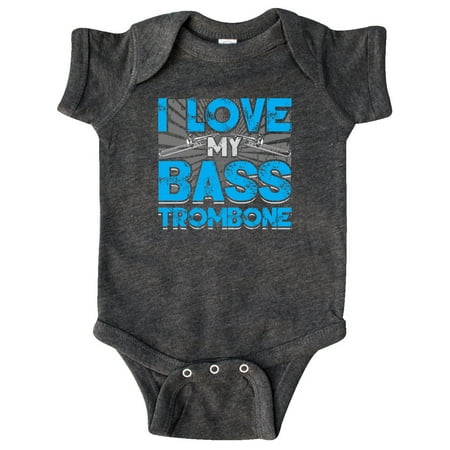 Inktastic Bass Trombone Music Gift Gift Baby Boy or Baby Girl Bodysuit
