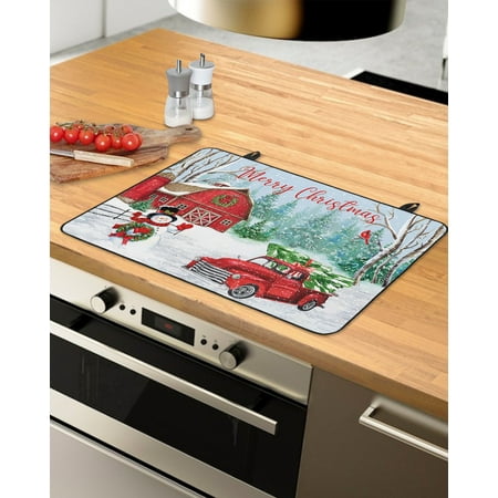 Red Truck Snowman Christmas Stove Top Covers for Electric Stove Heat Insulation Fireproof Glass Cooktop Cover Counter Top Glass Stove Cover for Prevent Scratches 31 x24 Farm Xmas Tree Snowflake
Red Truck Snowman Christmas Stove Top Covers for Electric Stove Heat Insulation Fireproof Glass Cooktop Cover Counter Top Glass Stove Cover for Prevent Scratches 31 x24 Farm Xmas Tree Snowflake