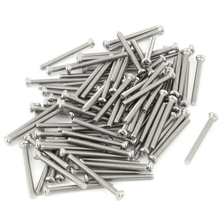 M2.5 x 25mm 304 Stainless Steel Crosshead Round Head Screws Bolt 60pcs 
M2.5 x 25mm 304 Stainless Steel Crosshead Round Head Screws Bolt 60pcs