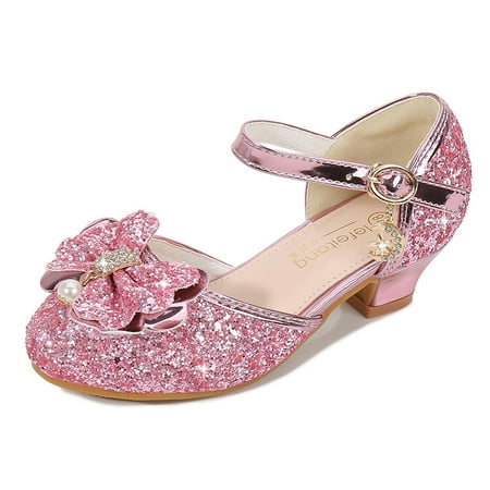 Girls Princess Shoes Glitter Pearl Bow Decor High Heels Dress Shoes For Wedding Party Dancing Performance
Girls Princess Shoes Glitter Pearl Bow Decor High Heels Dress Shoes For Wedding Party Dancing Performance