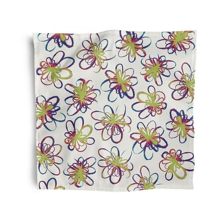 Simply Daisy 18 x 18 Green Penelope Napkins Set of 4