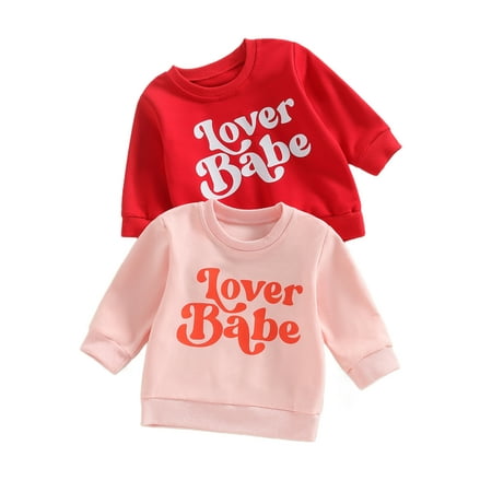 Ma&Baby Valentine s Day Toddler Baby Boy Girls Crewneck Letter Sweatshirt Long Sleeve Pullover Tops
Ma&Baby Valentine s Day Toddler Baby Boy Girls Crewneck Letter Sweatshirt Long Sleeve Pullover Tops