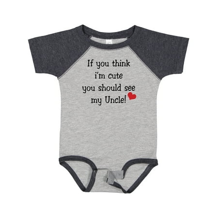 Inktastic Cute Uncle Gift Baby Boy or Baby Girl Bodysuit 
Inktastic Cute Uncle Gift Baby Boy or Baby Girl Bodysuit