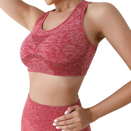 Women s Sports Bra Moisture Absorption No Steel Ring with Chest Pad for Fitness Yoga Training Dark Red S/M
Women s Sports Bra Moisture Absorption No Steel Ring with Chest Pad for Fitness Yoga Training Dark Red S/M