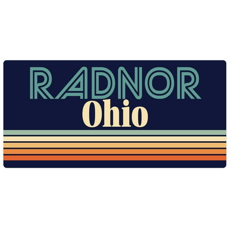 Radnor Ohio 5 x 2.5-Inch Fridge Magnet Retro Design