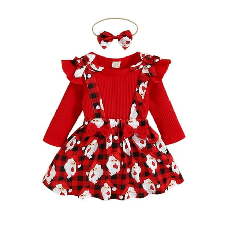 LAPAKIDS Toddler Girl Clothes Christmas Dress Outfits Winter Shirt & Suspender Skirt Headband 3-4T
LAPAKIDS Toddler Girl Clothes Christmas Dress Outfits Winter Shirt & Suspender Skirt Headband 3-4T