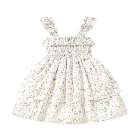 Toddler Kids Girls Dresses Solid Color Ruffled Sleeve O-Neck Suspender Summer Casual Loose Princess Sundress Wedding Soft Dress For Chlidren
Toddler Kids Girls Dresses Solid Color Ruffled Sleeve O-Neck Suspender Summer Casual Loose Princess Sundress Wedding Soft Dress For Chlidren