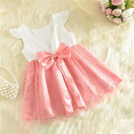 Hunpta Toddler Kids Baby Girls Summer Lace Sleeveless Backless Bow Ruffled Patchwork Party Elegant Princess Dresses 1-7 Years
Hunpta Toddler Kids Baby Girls Summer Lace Sleeveless Backless Bow Ruffled Patchwork Party Elegant Princess Dresses 1-7 Years