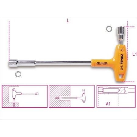 941 8 mm. Hexagon Bi-Hex Socket Wrenches